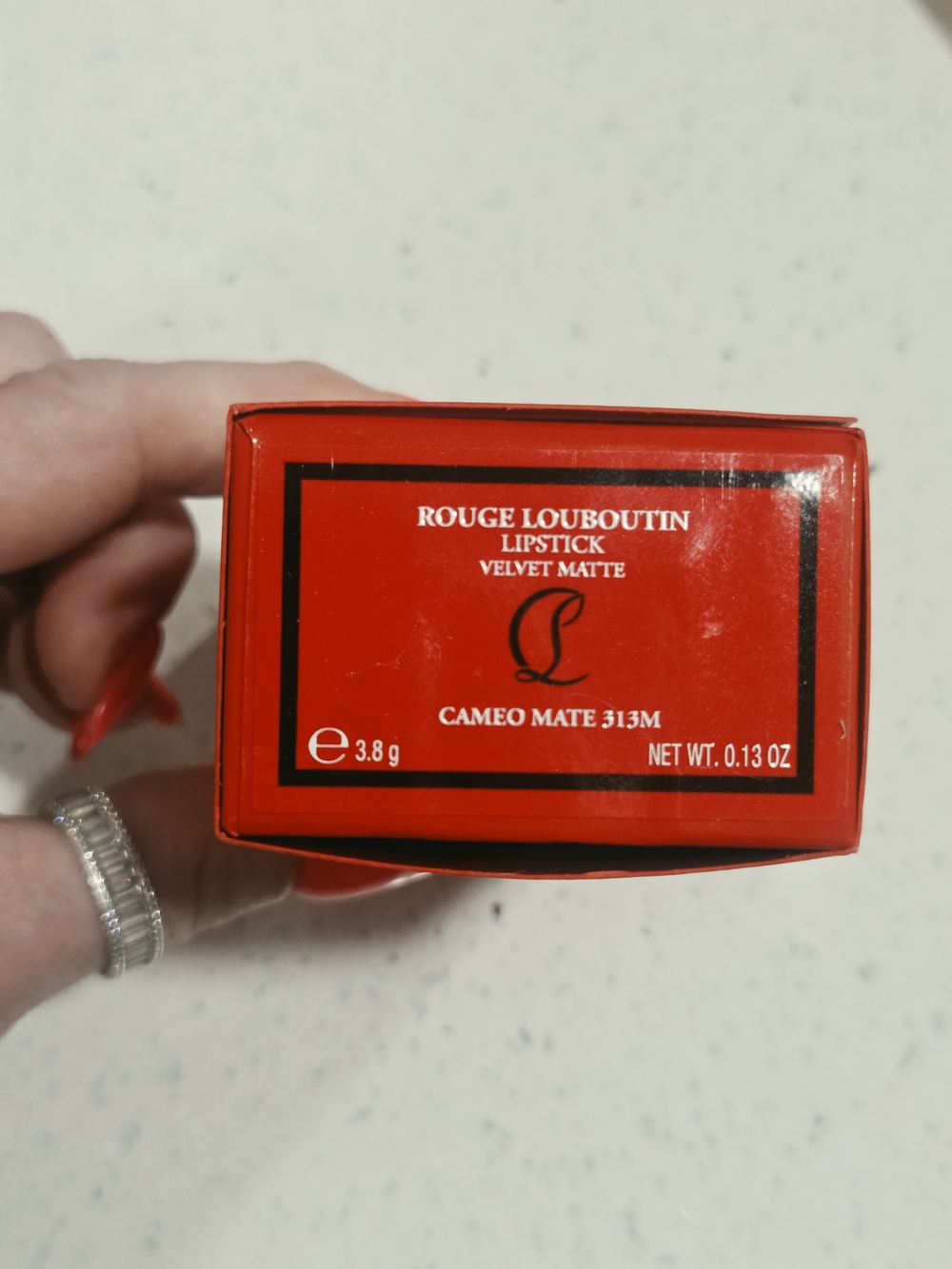 Christian Louboutin Velvet Matte Lipstick - Cameo Mate 313M (Red)